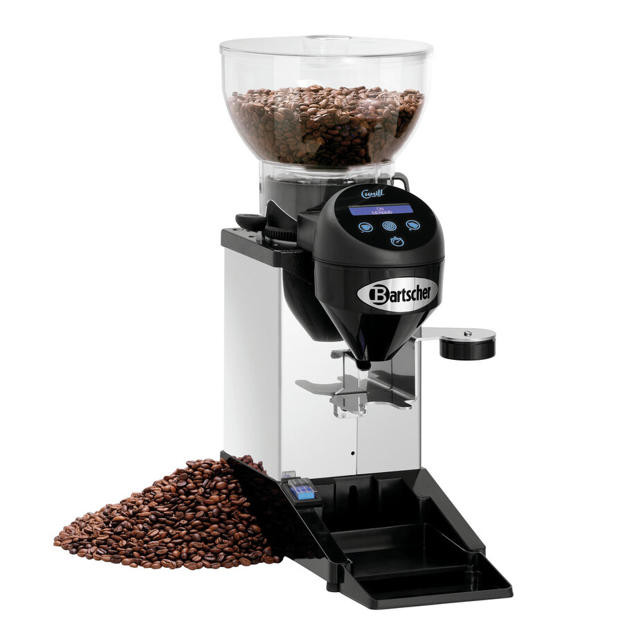 Digital coffee grinder for the hospitality industry | 1kg reservoir | Touch display | 230V