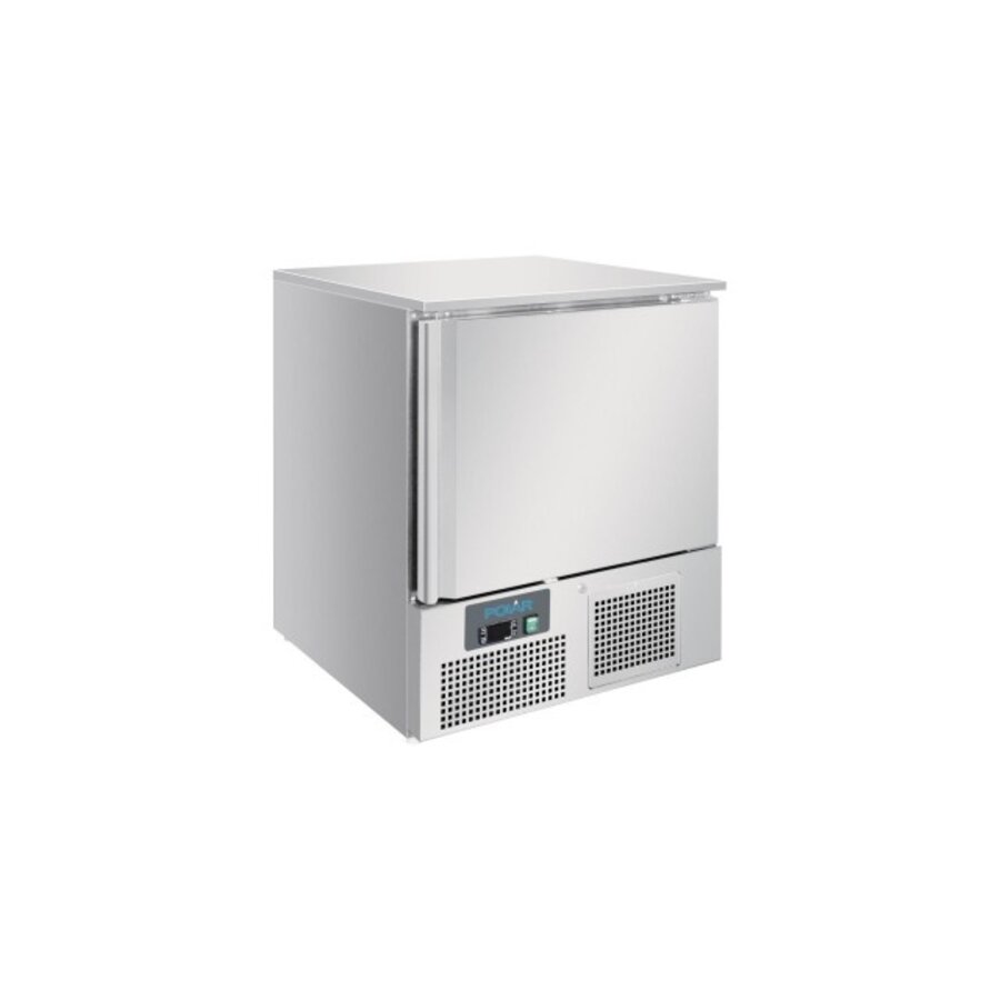 Polar low-profile freezer | 140L | Stainless steel | 82.9x68x70cm