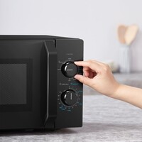 Toshiba MW2-MG20PF(BK) | semi-professional microwave | 10-year warranty | 20 liters | Black