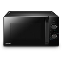 Toshiba MW2-MM20PF(BK) | Semiprofessionelle Solo-Mikrowelle | 10 Jahre Garantie | 20 Liter | Schwarz