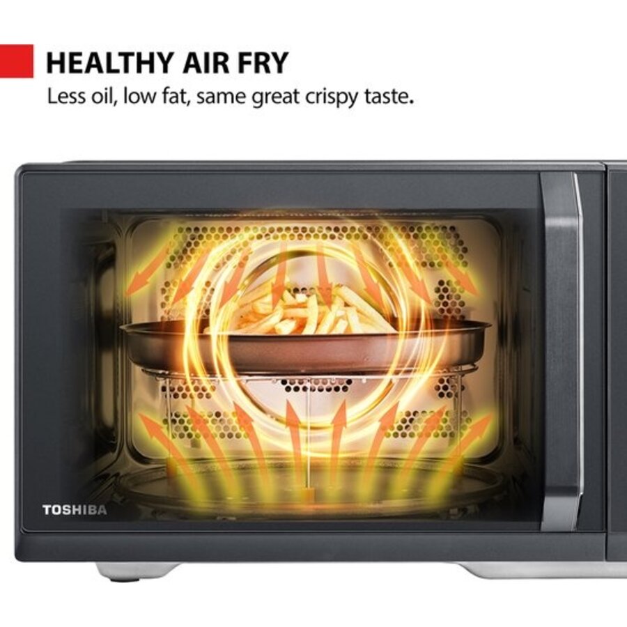 Toshiba MW3-SAC26SF(BK) | semi professional microwave | 10 Year Warranty | 26 liters | Smart