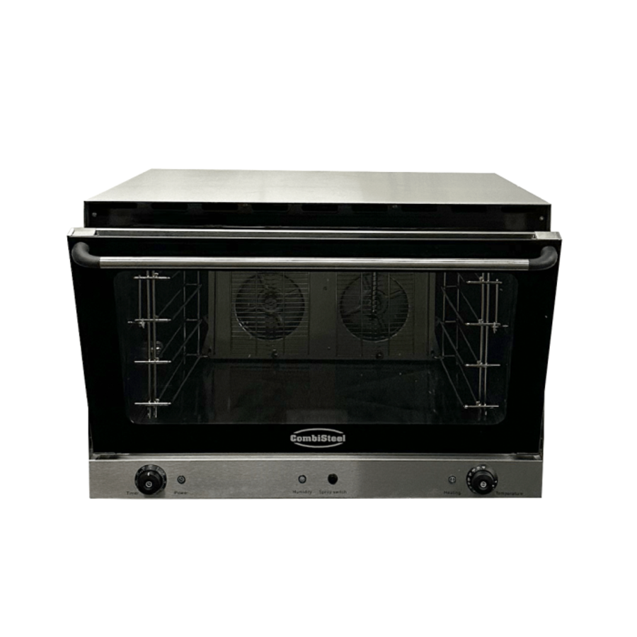 Four à convection Cube | 4 plaques de cuisson | Inox | Électrique | 83 x 76 x 57 cm