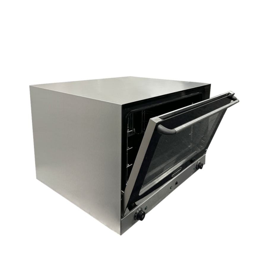 Four à convection Cube | 4 plaques de cuisson | Inox | Électrique | 83 x 76 x 57 cm