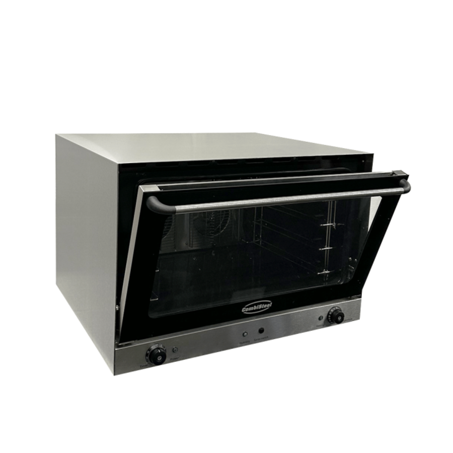 Four à convection Cube | 4 plaques de cuisson | Inox | Électrique | 83 x 76 x 57 cm