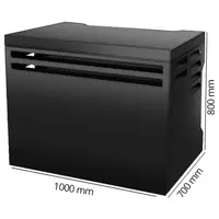 boîtier de pompe à chaleur insonorisé avec kit d'amortissement