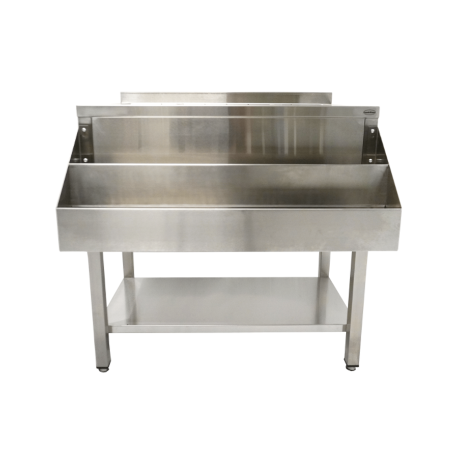 Cocktail Bar Station 900 | Stainless steel | 54.5kg | 90x74x90cm