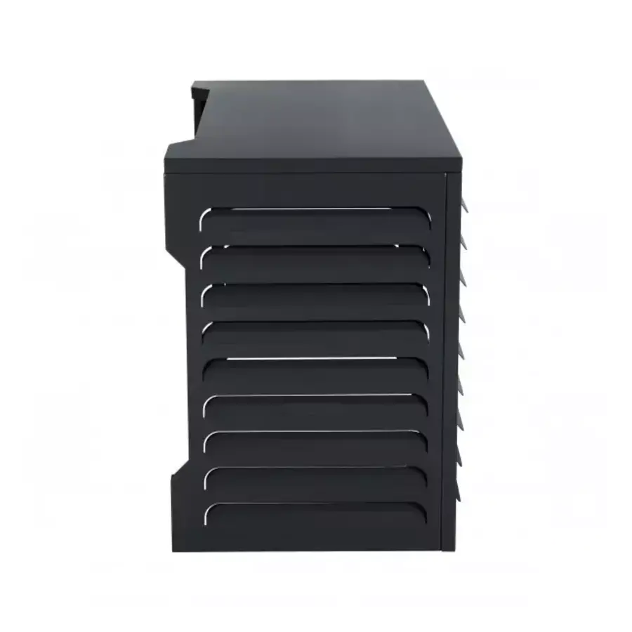 Boîtier de climatisation et de pompe à chaleur petit format RAL7024 anthracite