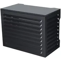 Boîtier de climatisation et de pompe à chaleur petit format RAL7024 anthracite