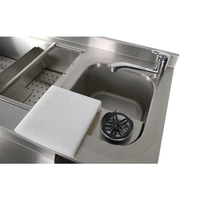 Koelwerkbank met Cocktail Bar Station | RVS | Digitaal | 120x76x100cm