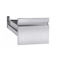 Chilled Cocktail Bar | Glass Washer | Cutting Waste Bin | Stainless Steel | 179x70x87cm