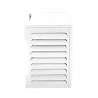 Boîtier de climatisation et de pompe à chaleur moyen RAL9010 Blanc