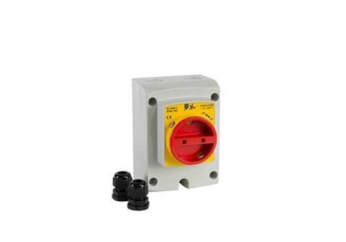  Aspen Schalter für Klimaanlagen - 4-phasig - 32A - 105x113x150mm 
