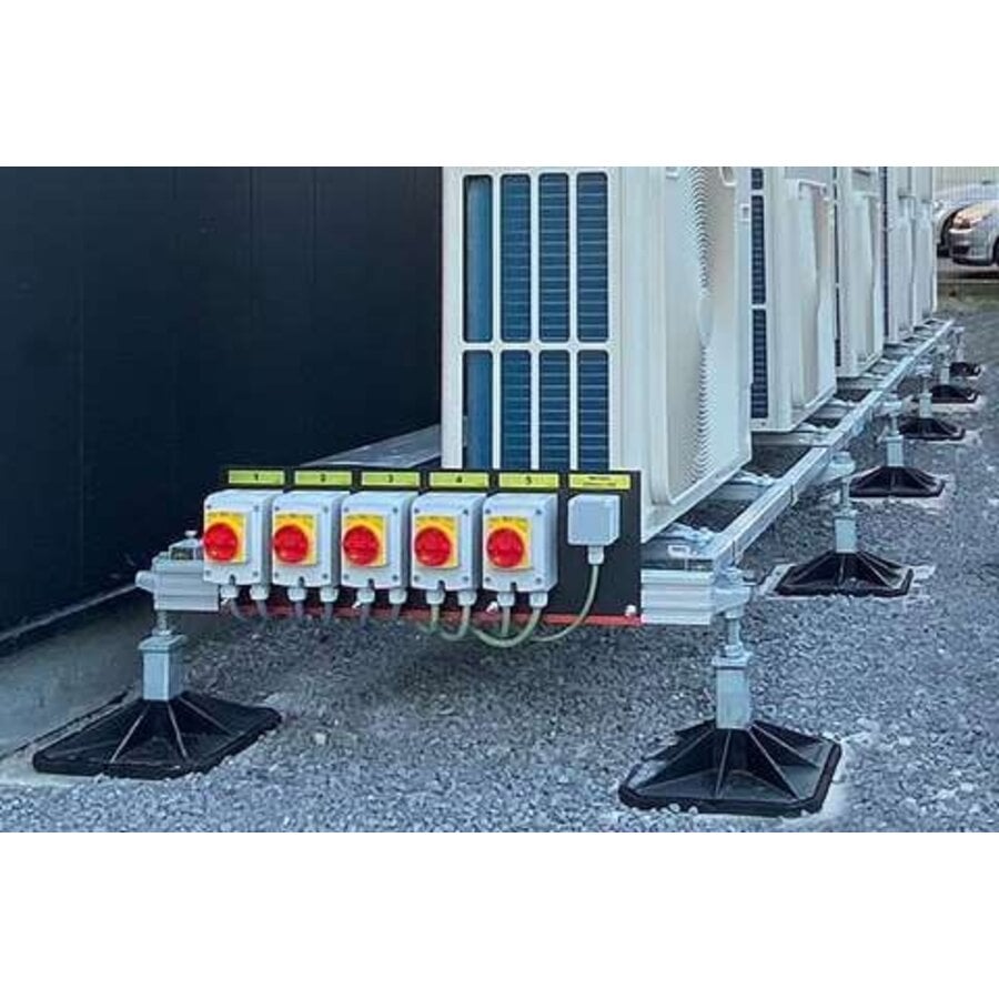 Interrupteur pour climatiseurs - 4 phases - 32 A - 105 x 113 x 150 mm