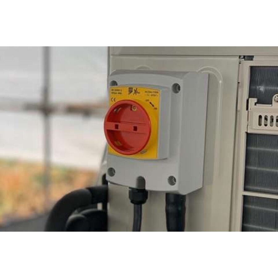 Schalter für Klimaanlagen - 4-phasig - 63A - 180x120x113mm