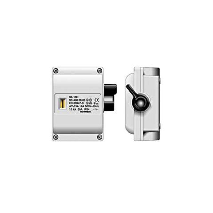Interrupteur de travail triphasé Norwesco 16A 500V