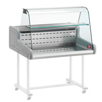 Refrigerated display case | straight front glass