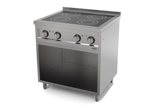  Combisteel Profi-Induktionskochfeld 4 Brenner 4 x 3,5 kW 400 Volt 800 x 700 x 900 mm 