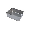 HorecaTraders Bain-Marie-Behälter aus Edelstahl | Einsatz | 4 Formate