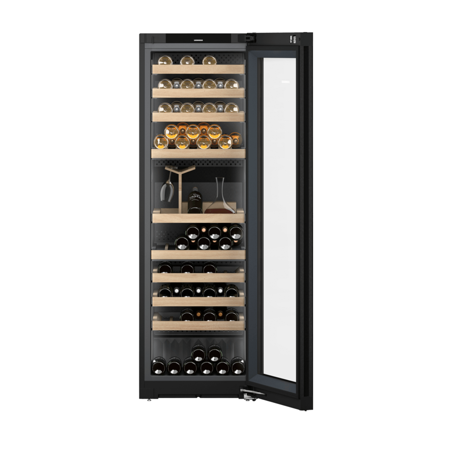 Wine cooler | 3 zones | 85 bottles | +5°C to +20°C | 185.4x59.7x67.8 cm