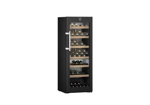 Liebherr Wine cooler | 2 zones | 131 bottles | Black Steel | +5°C to +20°C   Liebherr Wine cooler | 2 zones | 131 bottles | Black Steel | +5°C to +20°C