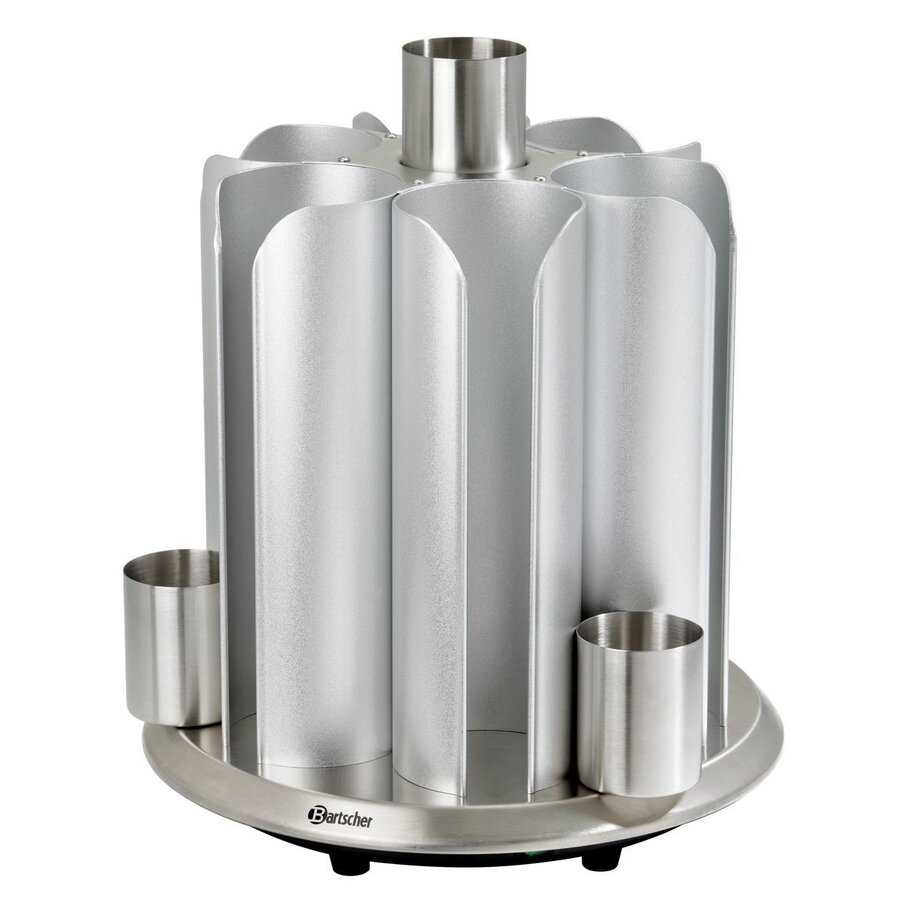 Cup warmer for 48 cups | aluminum | 30°C to 45°C | 360x360x415 mm