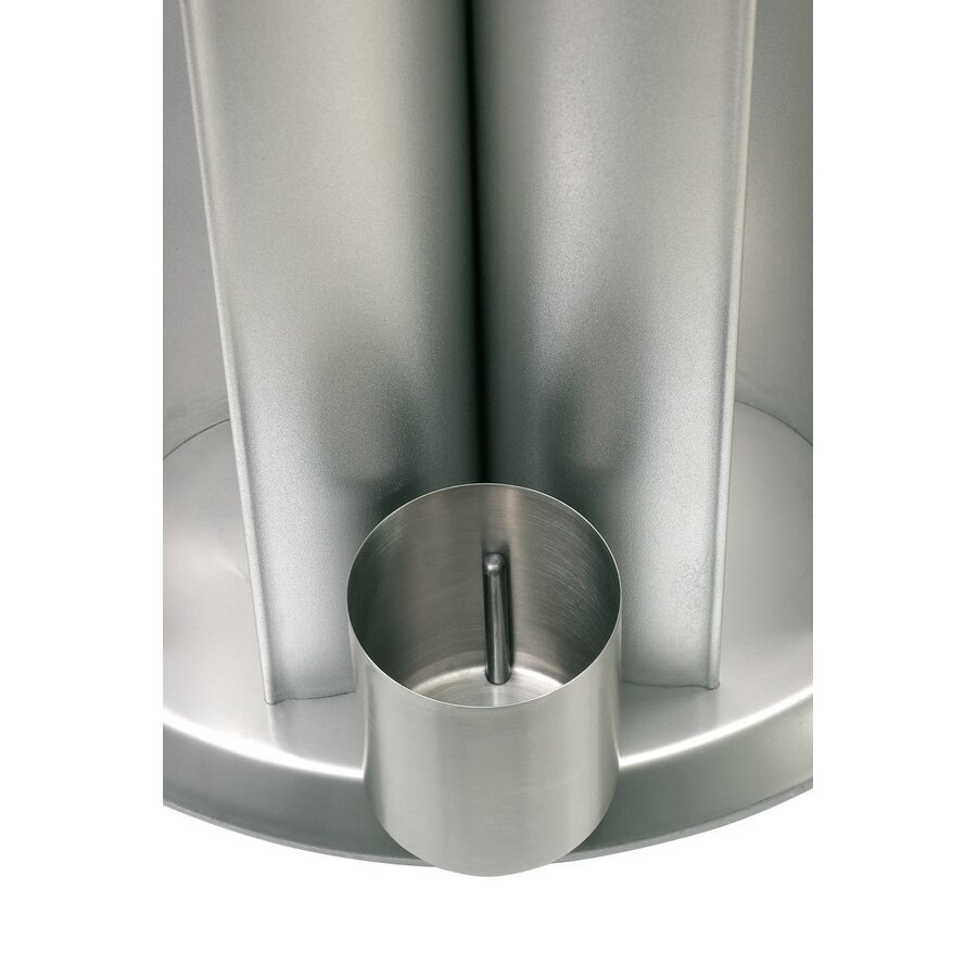 Cup warmer for 48 cups | aluminum | 30°C to 45°C | 360x360x415 mm