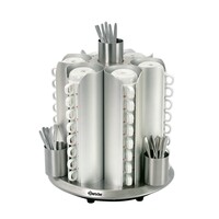 kopjesverwarmer 48 kopjes | aluminium  | 30  °C tot 45  °C | 360x360x415 mm