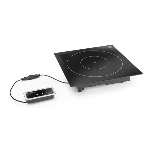 Hendi Plaque à induction 1000 W | Encastrable | Ø 120–200 mm | 350 x 397 x (H) 85 