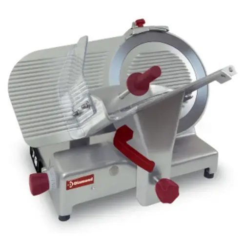  HorecaTraders Machine de découpe professionnelle 230 V | Ø 350 mm | 0,28 kW | 575 x 615 x 530 mm 