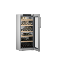 Wijnklimaatkast | 2 zones | 107 flessen | +5°C tot +20°C | 59,7x67,5x145,4cm