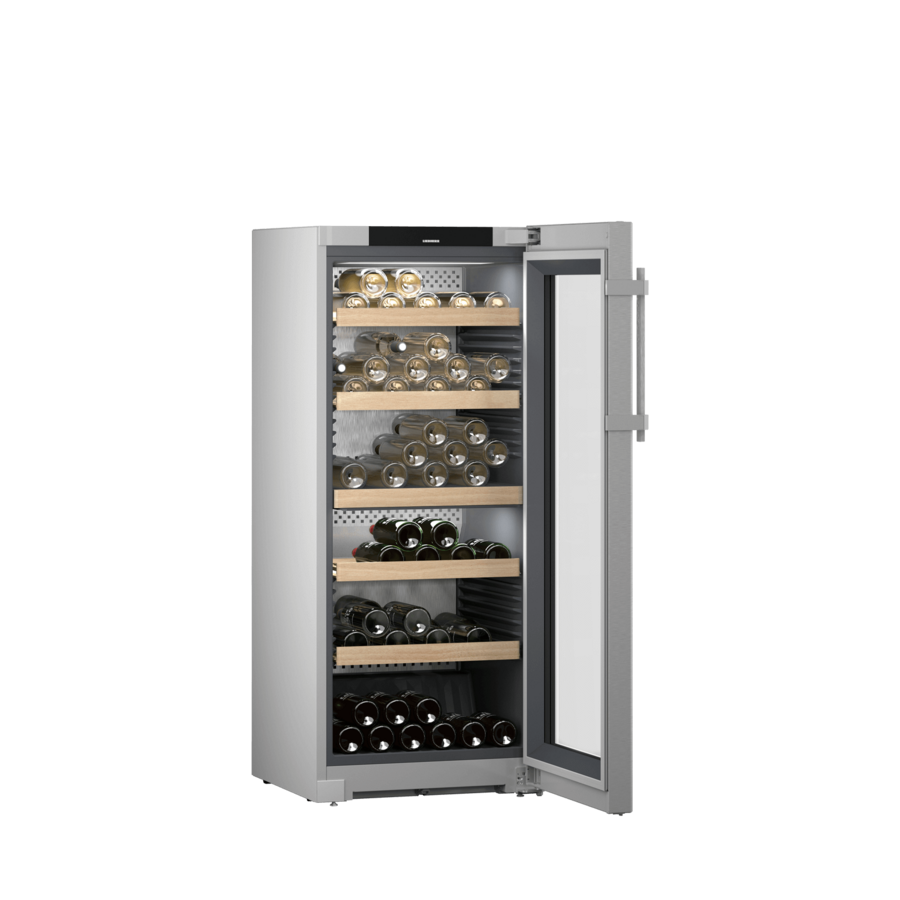 Wine cooler | 2 zones | 107 bottles | +5°C to +20°C | 59.7x67.5x145.4cm