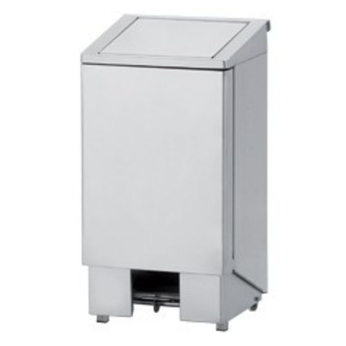  HorecaTraders Stainless steel Catering Trash bin with pedal | 2 formats 