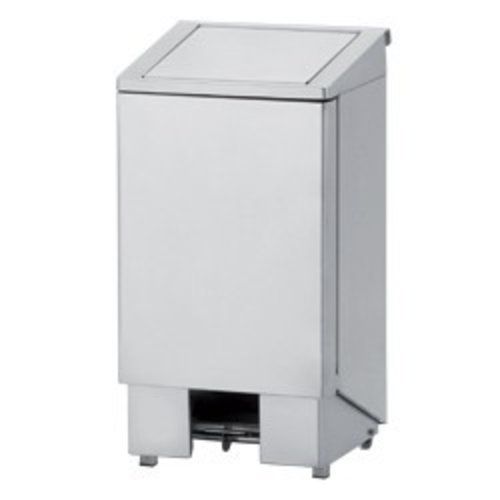  HorecaTraders Stainless Steel Hospitality Waste Bin with Pedal | 2 Sizes 