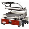 HorecaTraders Contact grill Electric with Ribbed Plates 1800W