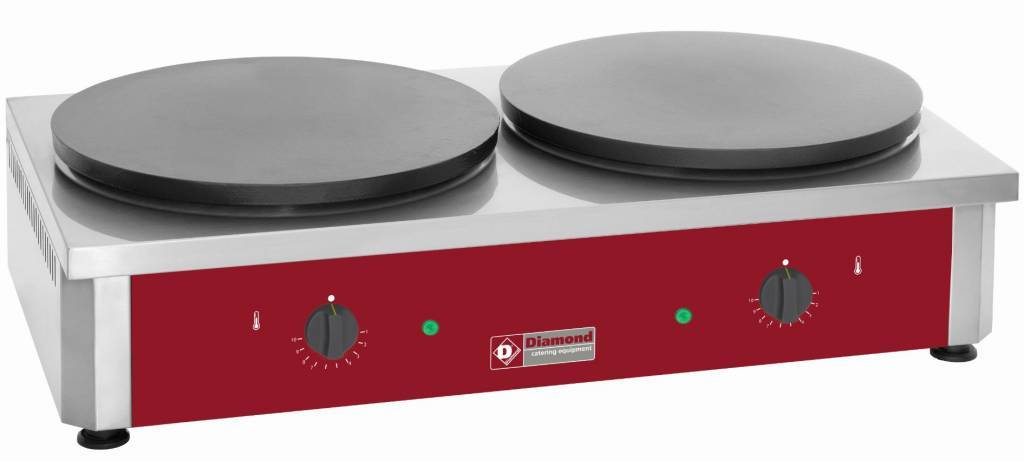 HorecaTraders Gas Pancake Griddle Professional | Ø400 | 60 pieces / hour