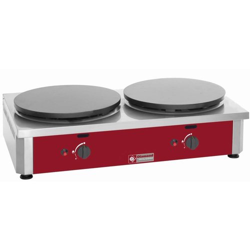  HorecaTraders Gas-Crêpes-Grillplatte der Professional-Serie 