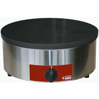 Plaque de cuisson à crêpes à gaz professionnelle | Ø400 | 60 pièces / heure