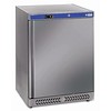 HorecaTraders Refrigerator stainless steel | 153 Liters | incl. 3 Grids