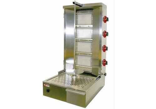  HorecaTraders Barbecue à kebab à gaz 55 kg 