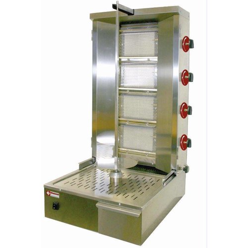  HorecaTraders Barbecue à kebab à gaz 55 kg 