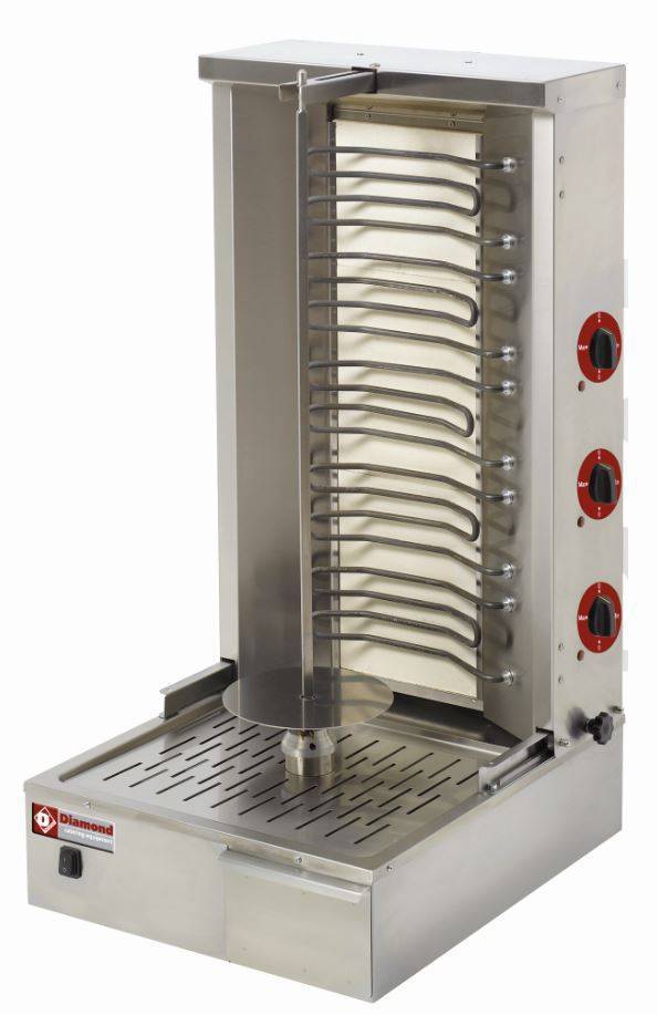 Diamond Elektrische Kebab Grill 55 kg HorecaTraders
