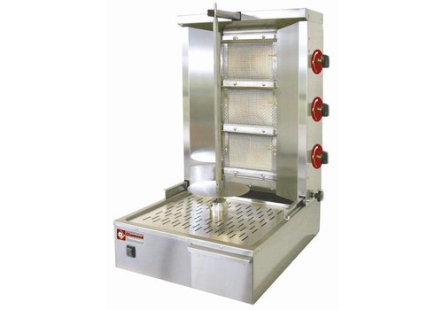  HorecaTraders Barbecue à kebab à gaz 35 kg 