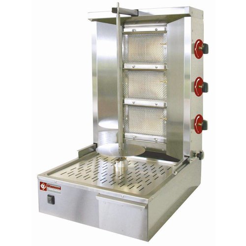  HorecaTraders Gas kebab grill 35 kg 