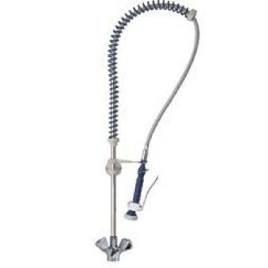 Robinet mitigeur industriel en acier chromé