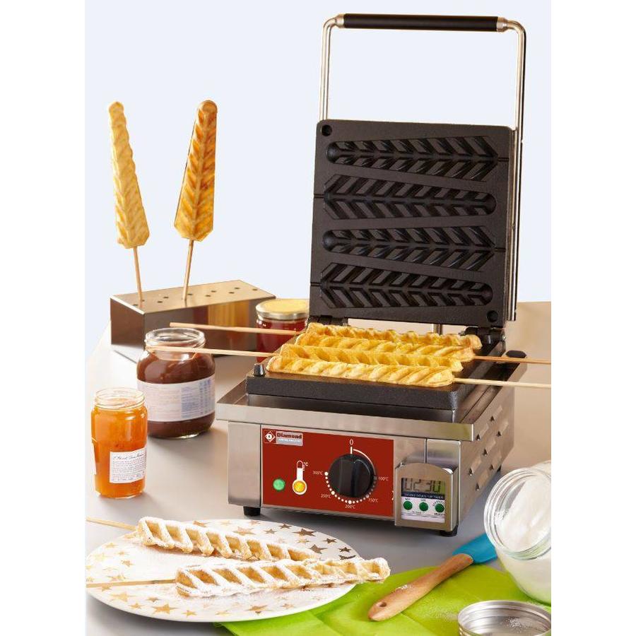 Lolly Waffle Iron | 305x440x(h)230mm | 4 Pieces