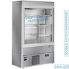 HorecaTraders Self-service refrigerated cabinet stainless steel 180 cm