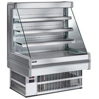 Carbon counter INOX with 4 shelves 100 cm