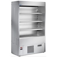 Stainless Steel Refrigerated Wall Showcase with 4 shelves | 1000x545xh1925