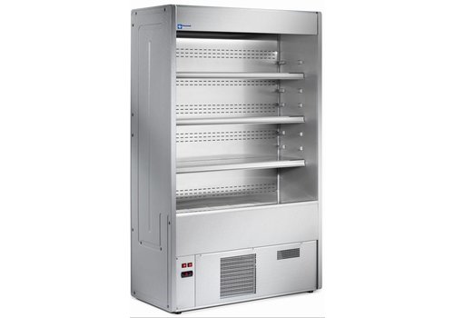  HorecaTraders Refrigerated wall cooling with 4 shelves - 700x545xh1925 mm 