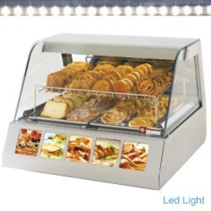 Wärmevitrine mit Zwischenrost